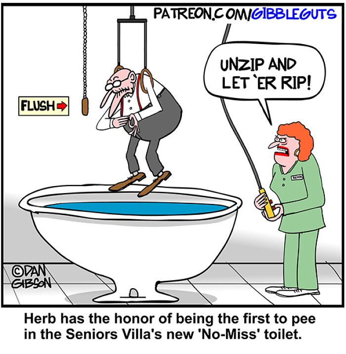 These Hilarious One-Panel Comics By Dan Gibson Prove Growing Old Is Anything But Boring (40 New Pics)