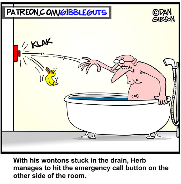 These Hilarious One-Panel Comics By Dan Gibson Prove Growing Old Is Anything But Boring (40 New Pics)