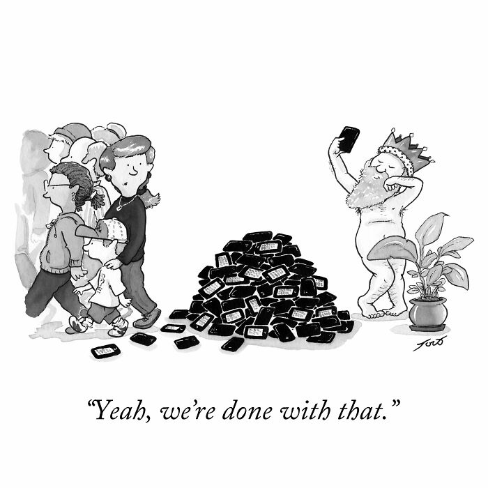 63 Brilliant One-Panel Comics By Tom Toro That Are Funny, Smart, And Slightly Uncomfortable (New Pics)