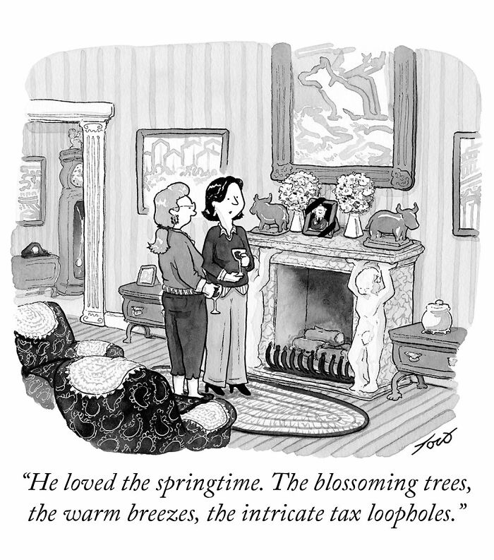 63 Brilliant One-Panel Comics By Tom Toro That Are Funny, Smart, And Slightly Uncomfortable (New Pics)