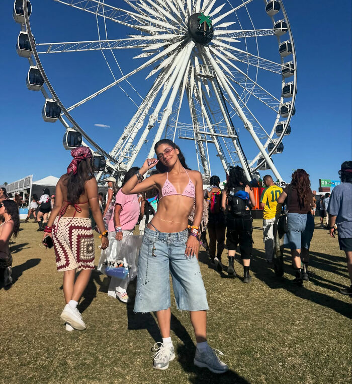 Influencer Spirals Out In Viral Video As She Tries On Stylist's Bizarre Coachella Outfits