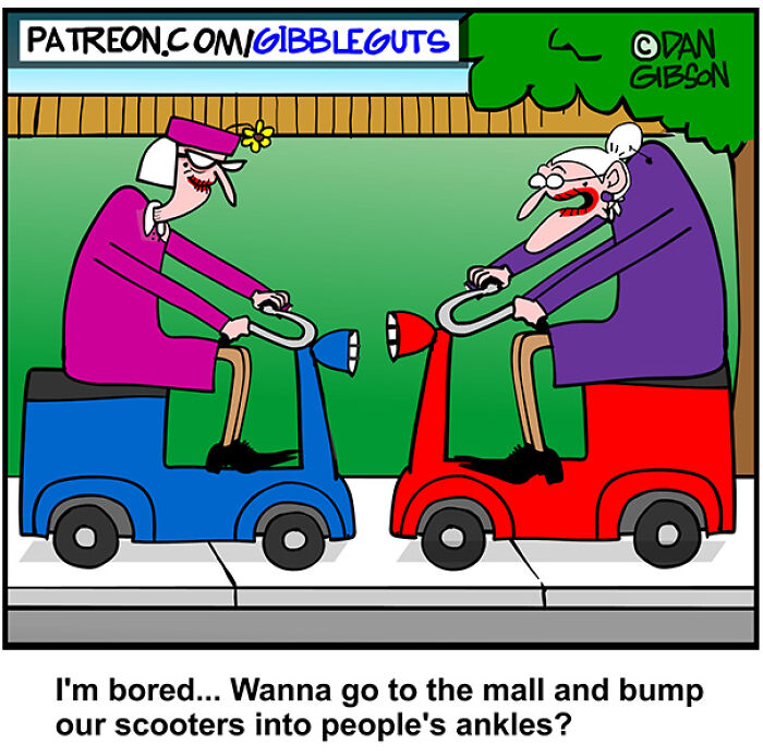 These Hilarious One-Panel Comics By Dan Gibson Prove Growing Old Is Anything But Boring (40 New Pics)