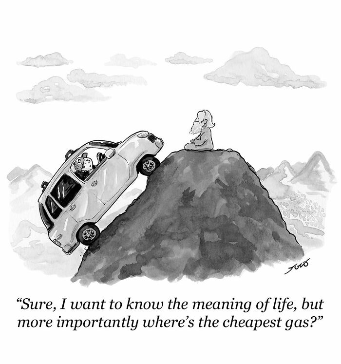 63 Brilliant One-Panel Comics By Tom Toro That Are Funny, Smart, And Slightly Uncomfortable (New Pics)