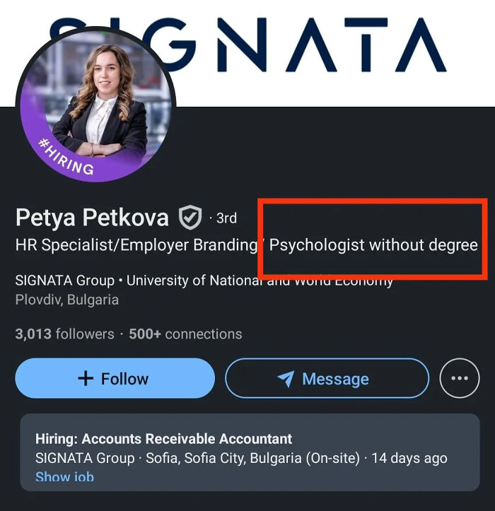 She’s A Psychologist Without The -Logist