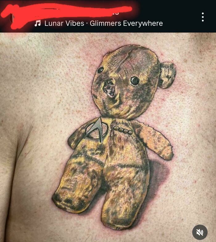 It Reminds Me Of The Chicken Skin Bear