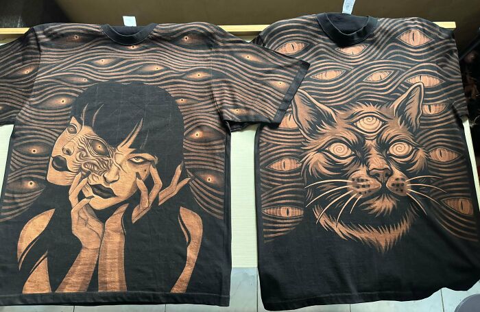 Intensive Pattern Made From Household Bleach For Cleaning