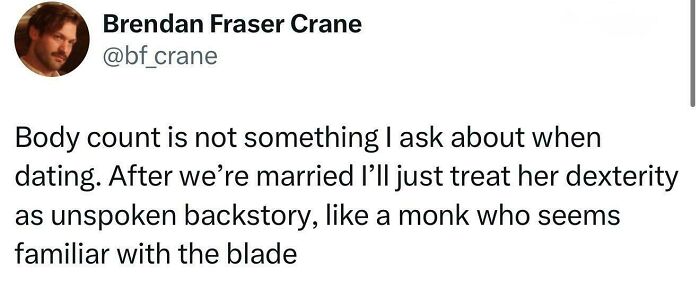 Hilarious and relatable memes tweet about a partner having monk-like dexterity.