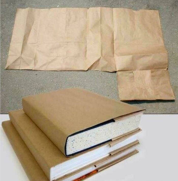 Paper bag book covers, a nostalgic meme that takes every 90s kid straight back to childhood and school days.