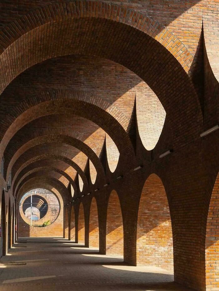 The Magic Of Bricks. Lumbini Museum, Nepal, By The Legend Kenzo Tange, 1978