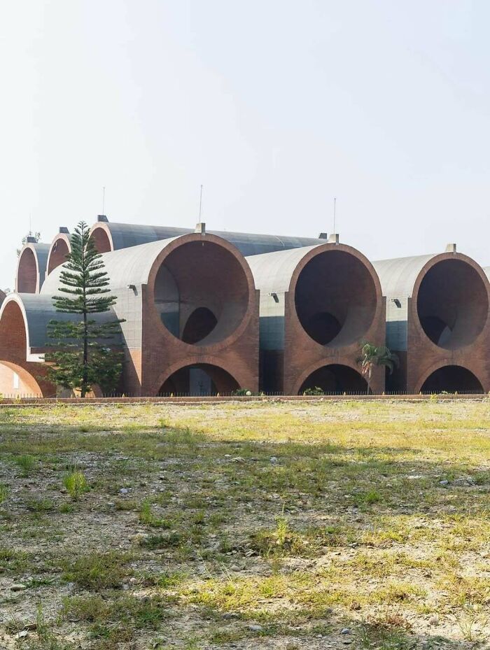 The Magic Of Bricks.🧱 This Is The Lumbini Museum, Nepal, Designed By The Kenzo Tange, 1978