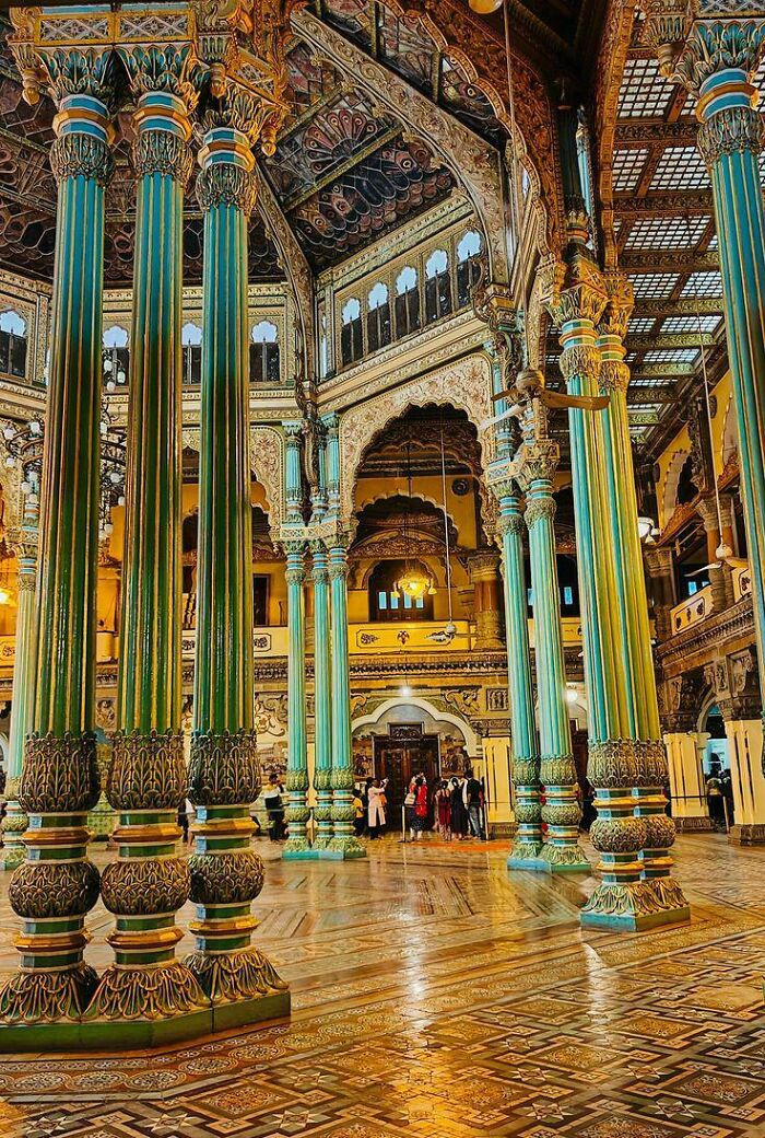Architecture Inside Mysore Palace, India