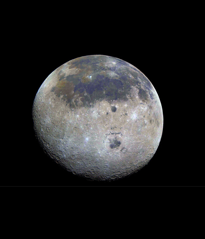 Uplifting posts: A detailed view of the moon, a much-needed break from everything.