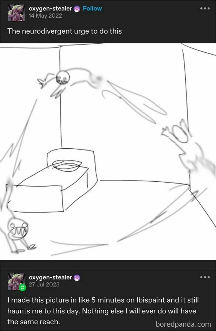 Tumblr artist sketch with dynamic figures in a room, showcasing unique creativity from popular internet artists.