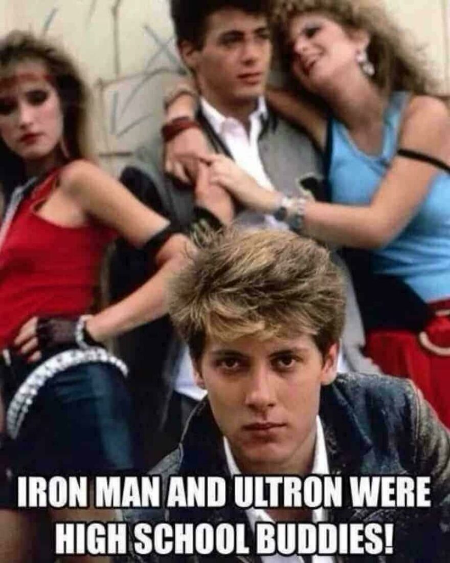 Group of teenagers dressed in 80s style clothing representing parts of our lives that don’t exist anymore.