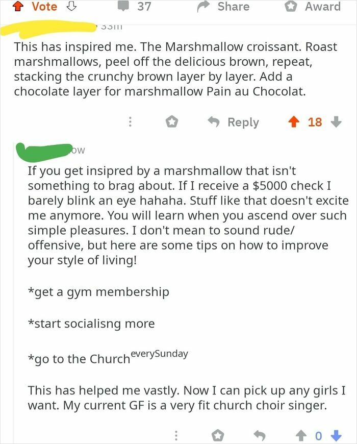 Saw This On A Post About The 'Perfect Marshmallow'