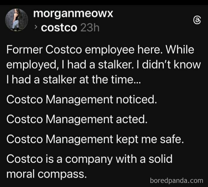 Screenshot of a social media post reflecting on workplace safety and management in a depressing post about modern times.