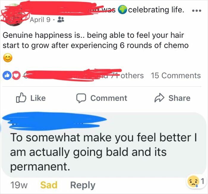 This Makes Me Feel So Much Better, Thanks