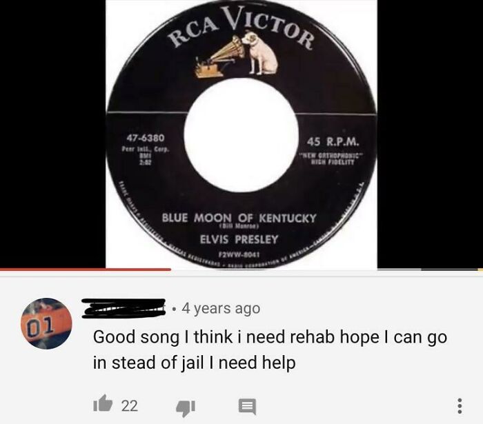 On A Video Of An Elvis Recording