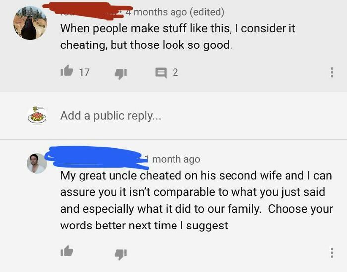 Dude In The Red Was Literally Talking About A Mac And Cheese Recipe