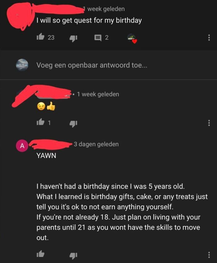 How Dare You Enjoy Your Birthday