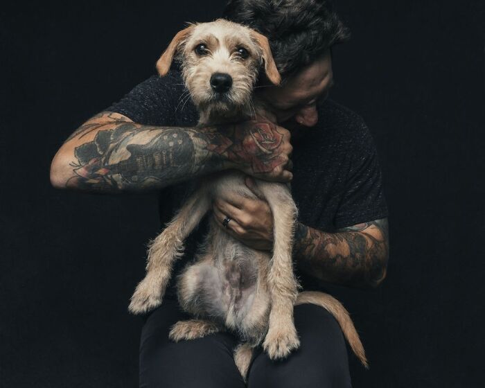“Gotcha Day!” Captures Heartwarming Studio Portraits Of Rescue Dogs And Their Forever Humans (40 Pics) Interview