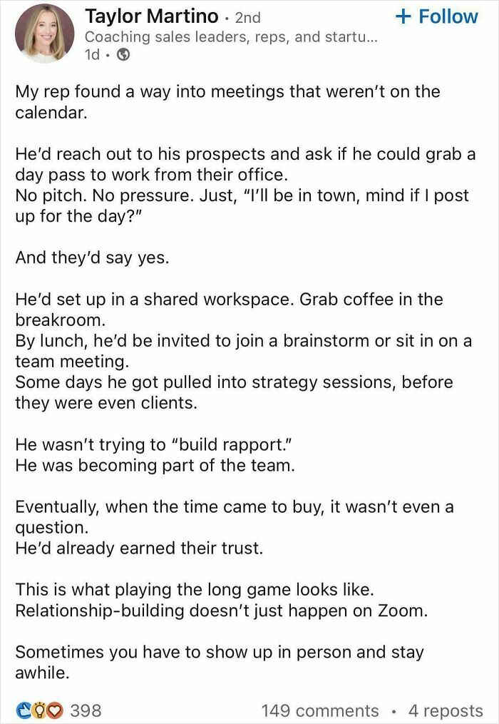 A Lunatic Thinks You Can Just Work From Any Office. Am I Expected To Believe They Invited This Random Person To Internal Meetings?