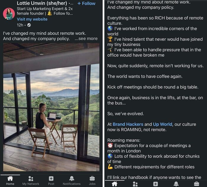Remote Work Was Perfect For My Company, And For My Employees, So I Ruined It For Everyone Without Any Reason