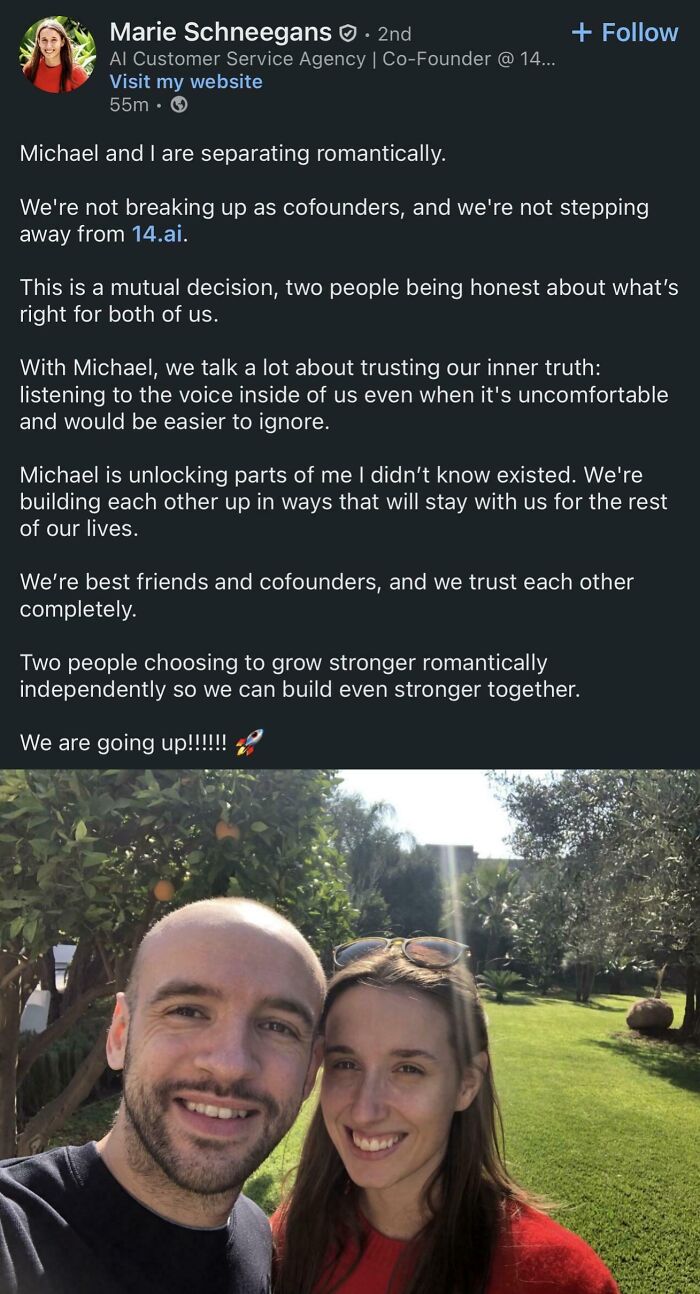 “Two People Choosing To Grow Stronger Romantically Independently So That We Can Build Even Stronger Together”