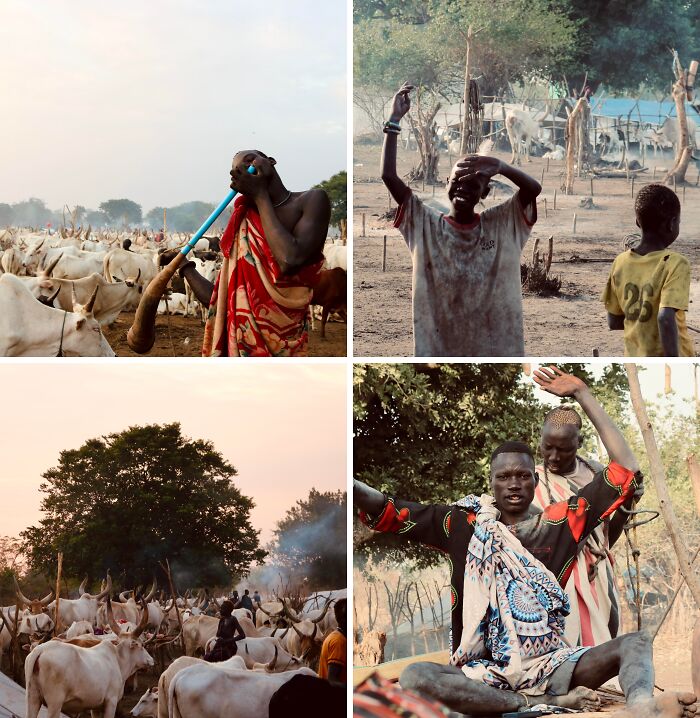 Breathtaking travel photos showcasing the beauty of South Sudan, with locals and cattle. The world is beautiful.