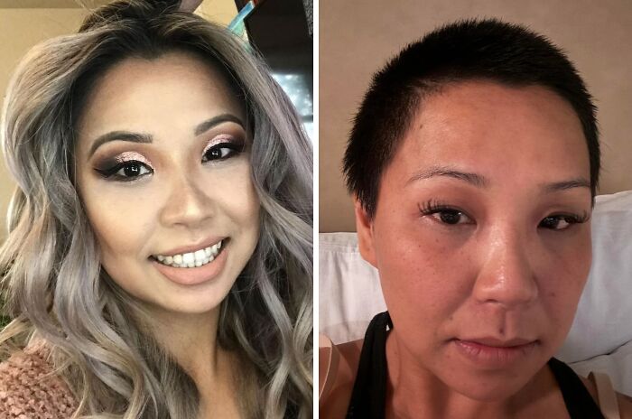 Before and after haircut transformation showing the powerful impact of a new hairstyle on appearance and confidence.