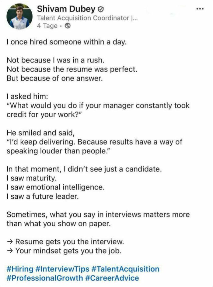 The Guy He Hired Wrote This