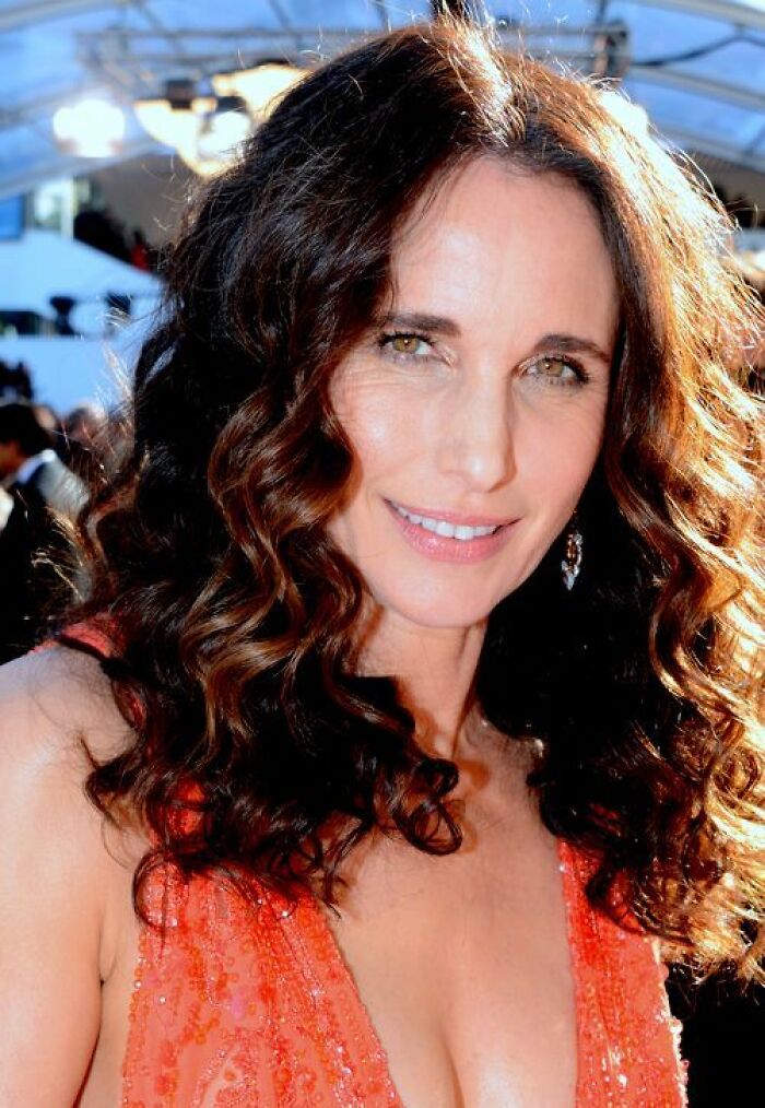 American Model, Actress, and Producer Andie Macdowell, 68