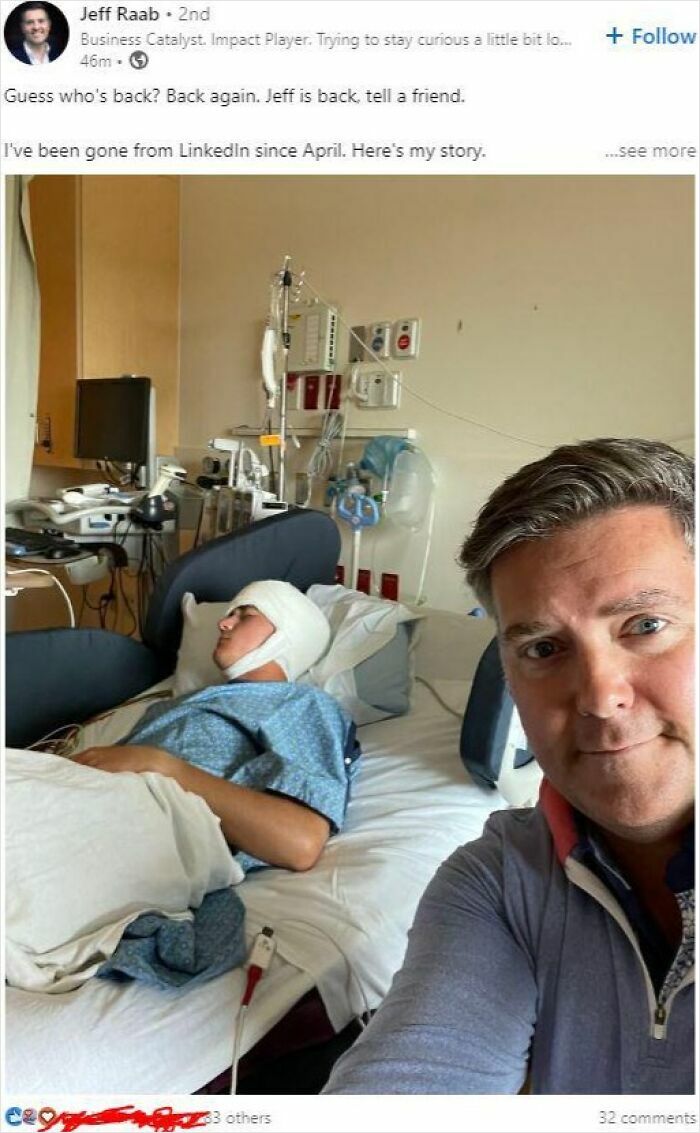 Let's Post A Selfie With My Kid In The ER And Announce My Coming Back To LinkedIn