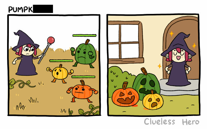 These “Clueless Hero” Comics Perfectly Capture What It Feels Like To Live Inside A Video Game (54 New Pics)