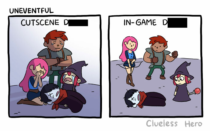 These “Clueless Hero” Comics Perfectly Capture What It Feels Like To Live Inside A Video Game (54 New Pics)