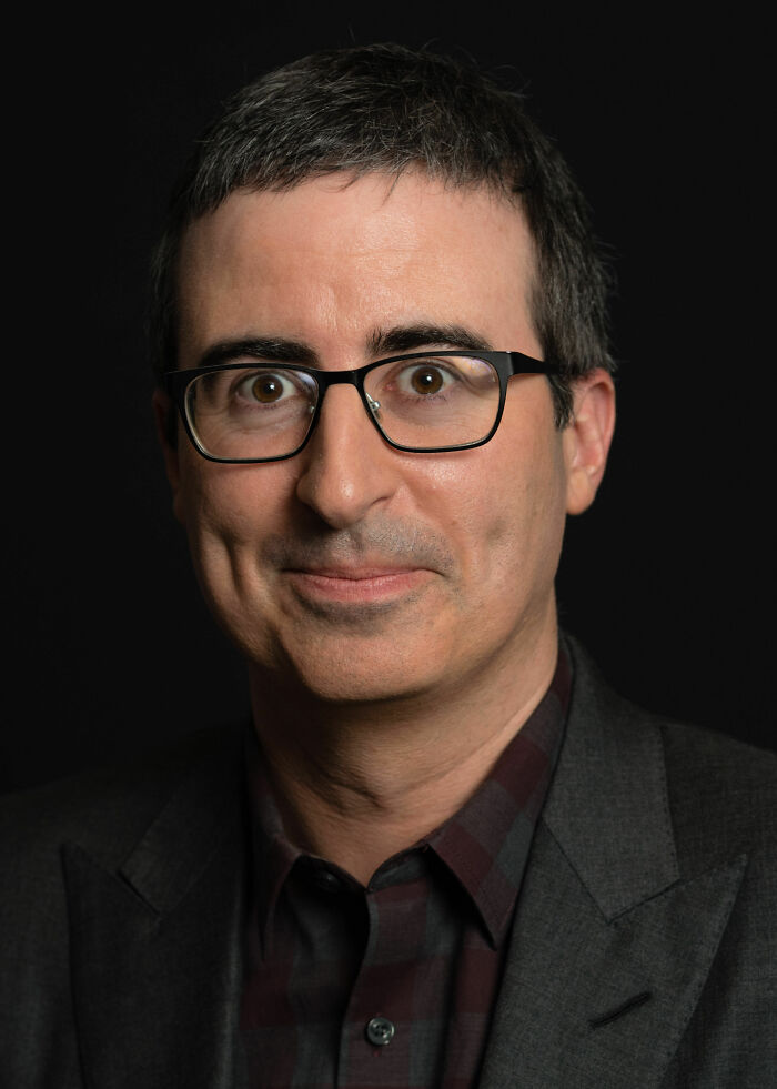 English Comedian, Actor, Producer, and Screenwriter John Oliver, 49