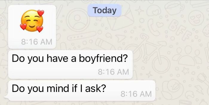 Online chat with a flirty "Do you have a boyfriend?" A lesson learnt about unexpected online encounters, like Temu & AliExpress orders.