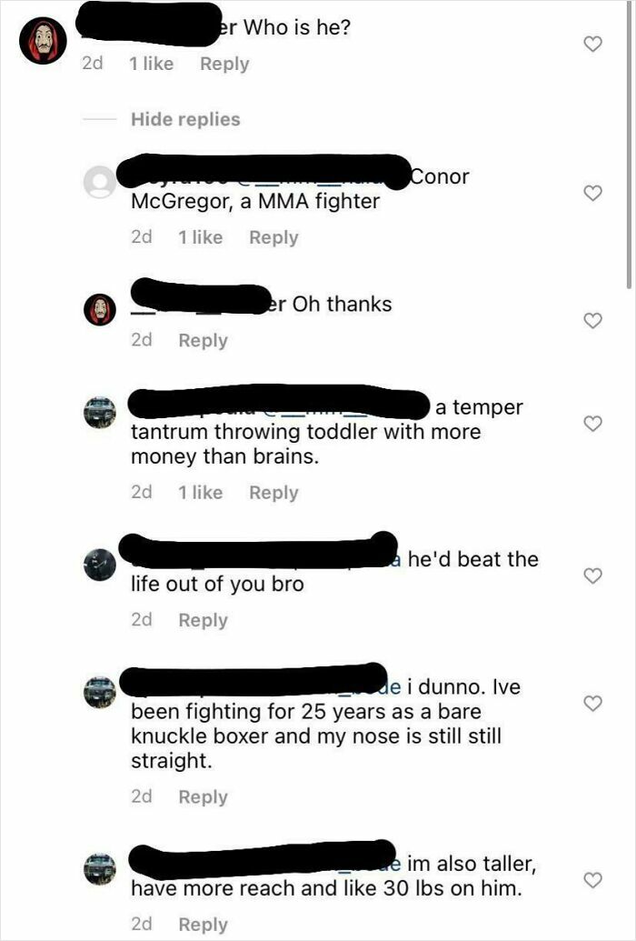 Tough Guy Thinks He Can Beat Conor Mcgregor