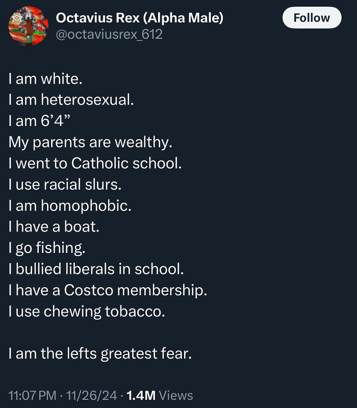 Labeling Himself An Alpha Male Tells Me That He’s Not