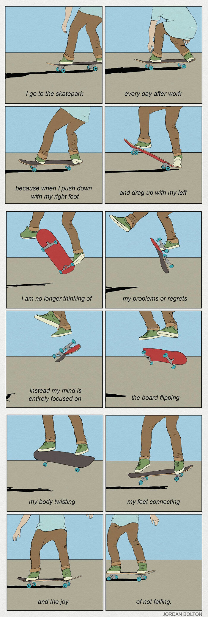 “The Joy Of Not Falling”