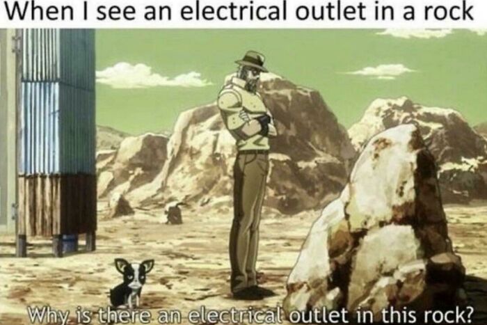 Why Is There An Electrical Outlet In The Rock?