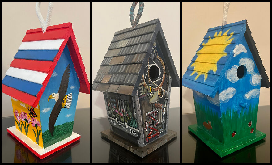 Creative Nests: 24 Artists Transform Birdhouses Into Works Of Art