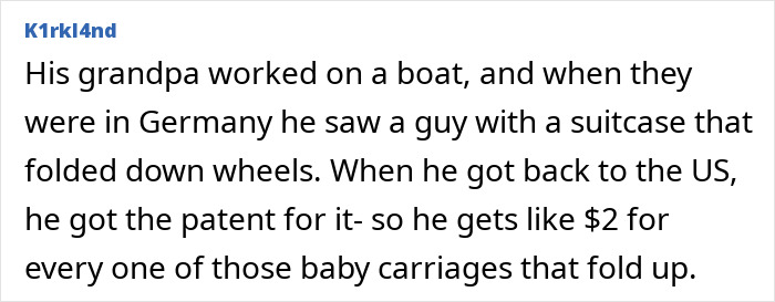 Patent on fold down wheels brought family unexpected wealth