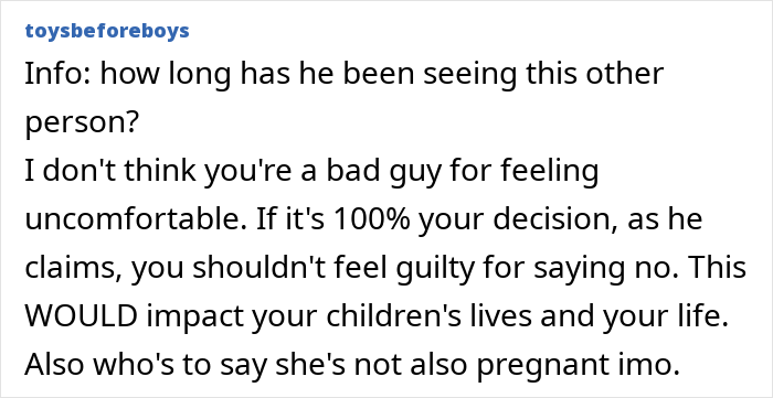 O casamento aberto dá uma guinada selvagem quando a namorada do marido pede um bebê, a esposa lhe dá um ultimato