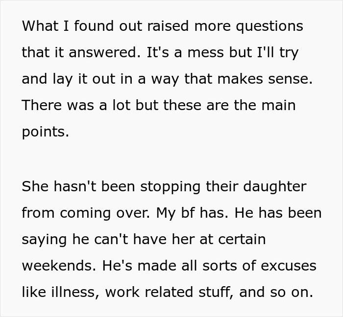 Woman Confused When BF’s Ex Starts Being Difficult, Meets Her And Finds Out She Is Not The Problem