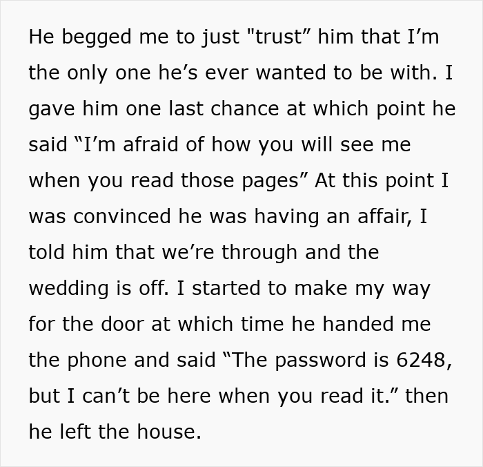 Woman Heartbroken After Reading Fianc&eacute;&rsquo;s Journal, Realizes The Affair She Suspected Is Depression