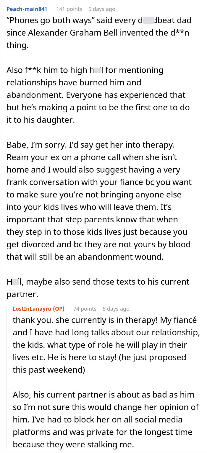 Text conversation about a teen confronting dad after he forgot her birthday and his hurtful response causing family tension. Text conversation about a teen confronting dad after he forgot her birthday and his hurtful response causing family tension.
