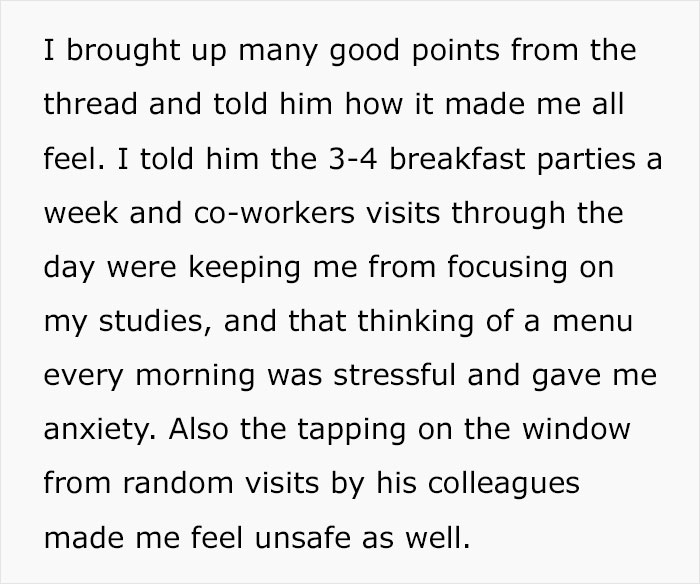 Marido explode com a esposa quando ela o confronta sobre ter que preparar o café da manhã para seus colegas