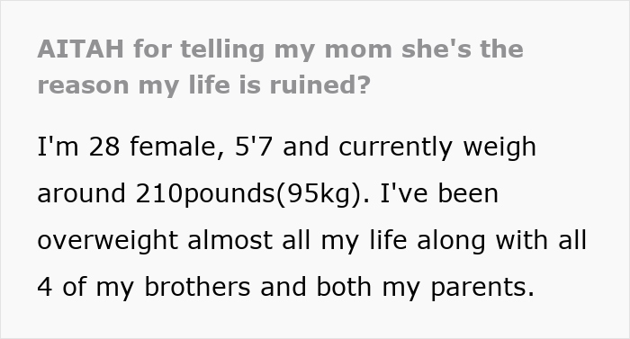 Asian Mom Body Shames Daughter, Gets Mad When She Says She's The Reason For Her Weight And Illnesses