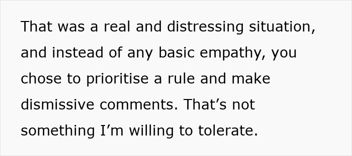 "Life Still Carries On": Mental Health Worker Refuses To Give Day Off To Man Putting Down Sick Pet